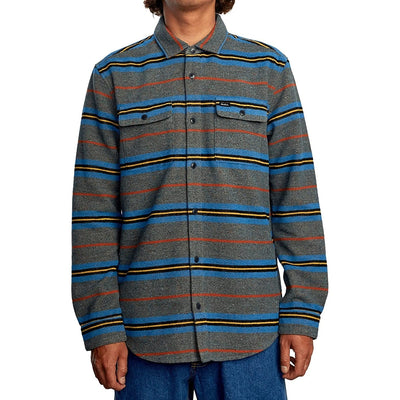 RVCA - Mens Rvca Blanket Long Sleeve Woven Shirt