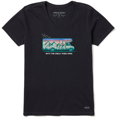 Life Is Good - Womens Into The Great Wide Open T-Shirt
