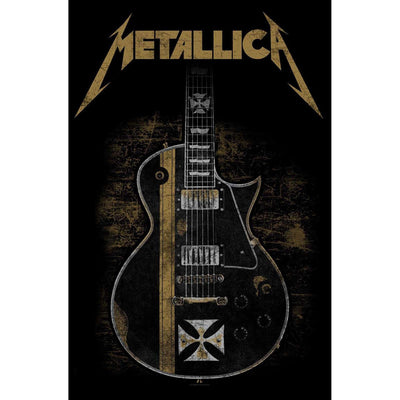 Metallica - Unisex Hetfield Guitar Textile Poster
