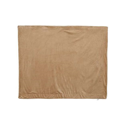 Alpine Fleece - Mens 8712 Micro Mink Sherpa Blanket — Camel