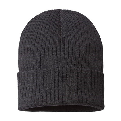 Atlantis Headwear - Mens Riob Rio - Sustainable Rib Knit — Black (Nero)