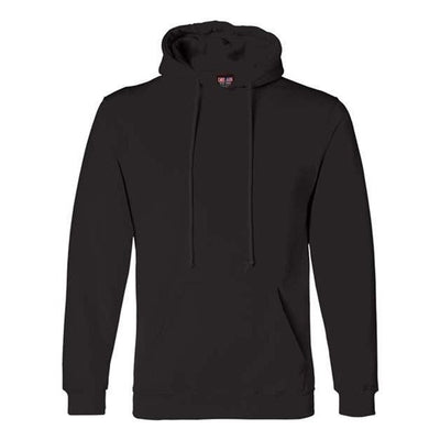 Bayside - Mens 960 Usa-Made Hooded Sweatshirt — Black