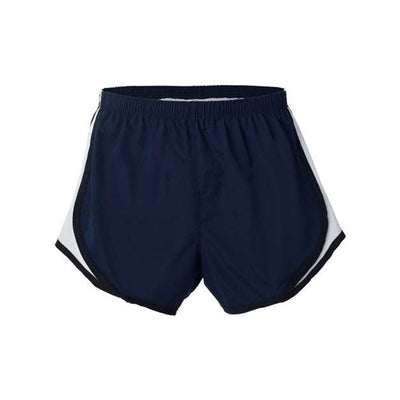 Boxercraft - Womens P62 Velocity 3 1/2" Running Shorts — Navy/Black/White