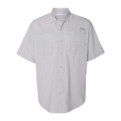 Columbia - Mens 128705 Pfg Tamiami Ii Short Sleeve Shirt — Cool Grey