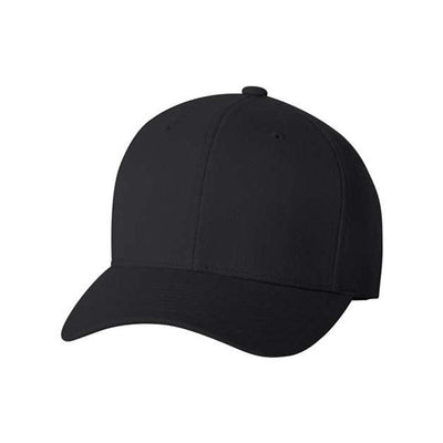 Flexfit - Mens 6477 Wool-Blend Cap — Black