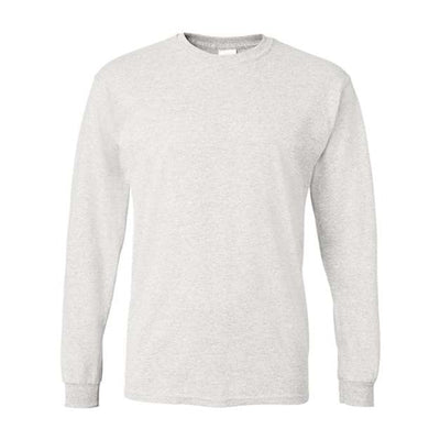 Gildan - Mens 8400 Dryblend 50/50 Long Sleeve T-Shirt — Ash