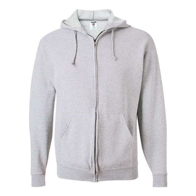 Jerzees - Mens 993Mr Nublend Full-Zip Hooded Sweatshirt — Ash