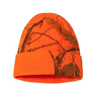 Kati - Mens Lcb12 12" Camo Knit Beanie — Blaze Realtree AP