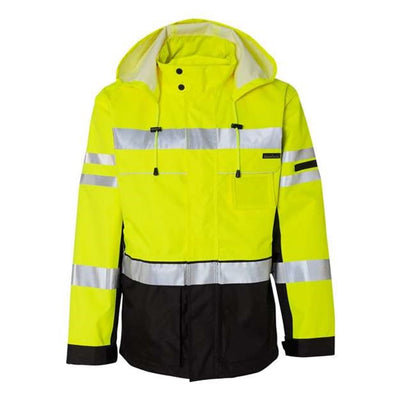 Kishigo - Mens Js135-136 Premium Black Series 3-In-1 Jacket — Lime