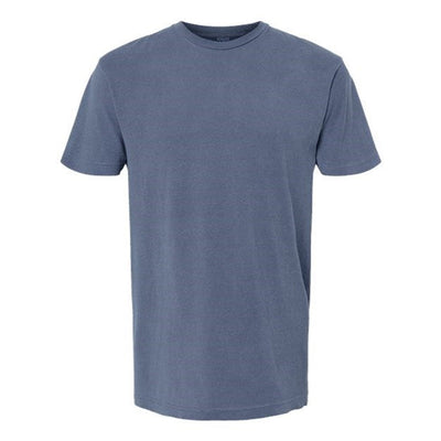 M&O - Mens 6500M Unisex Vintage Garment-Dyed T-Shirt — Blue Jean
