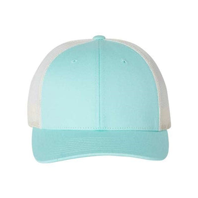 Richardson - Mens 115 Low Pro Trucker Cap — Aruba Blue/Birch