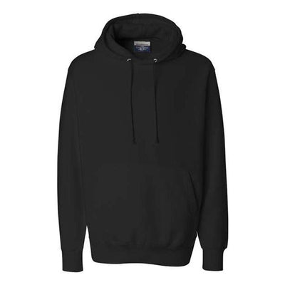 Weatherproof - Mens 7700 Cross Weave Hooded Sweatshirt — Black