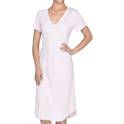Hanky Panky - Womens Ntshirt W Cntrst Stc Pajama — Bliss Pink