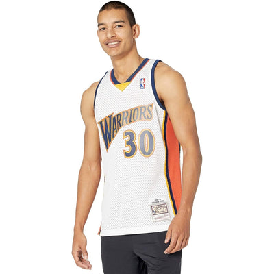 Mitchell And Ness - Golden State Warriors Mens Nba Swingman Home 09 Steph Curry Jersey