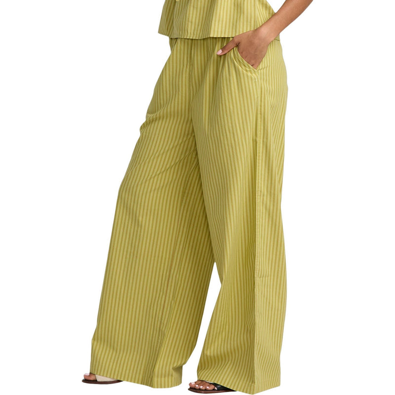 Rvca - Womens Stripe New Yume Wide Pants