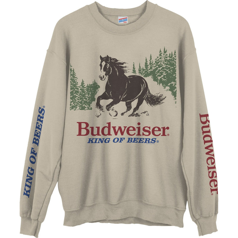 Junk Food - Unisex Clydesdale King Of Beers Sweatshirt