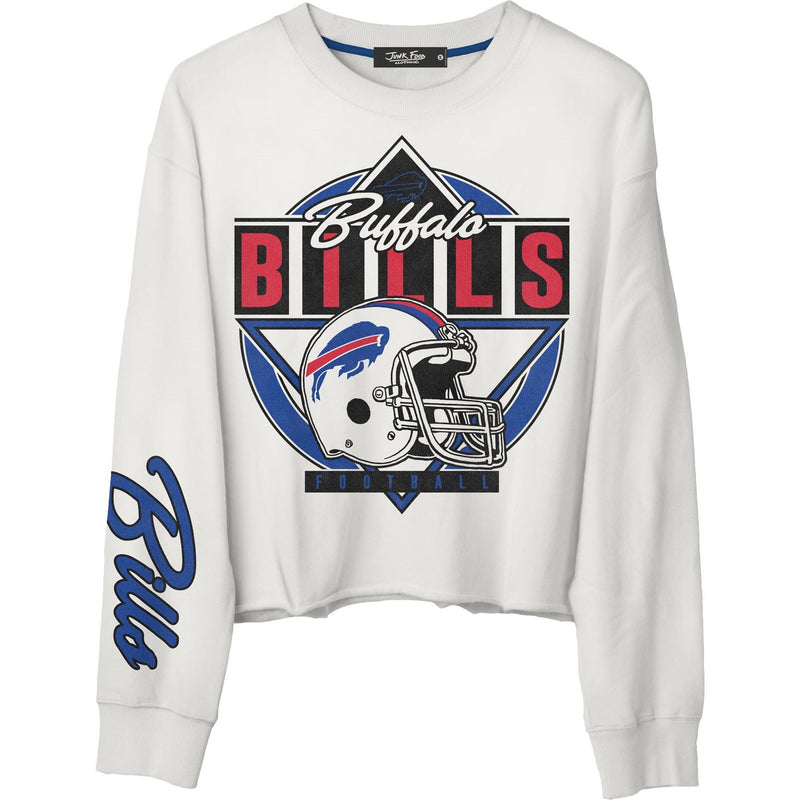 Junk Food - Womens Bills Helmet Crop Fleece Sweatshirt