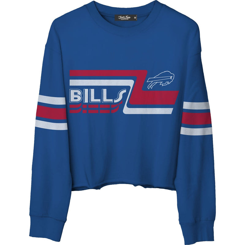 Junk Food - Womens Bills Retro Crop Fleece Sweatshirt