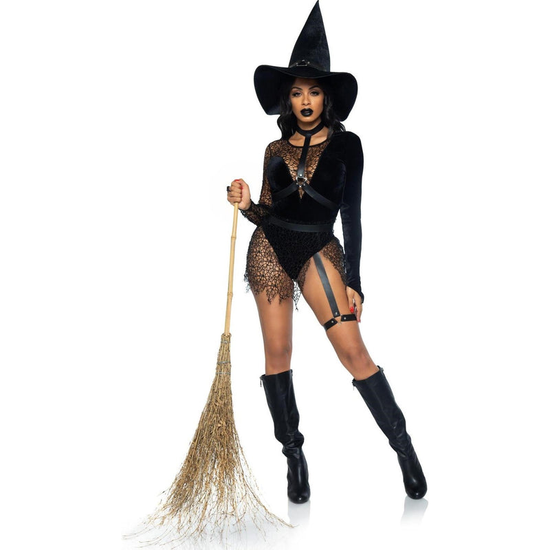 Leg Avenue - Womens 3 Piece Crafty Witch Costume