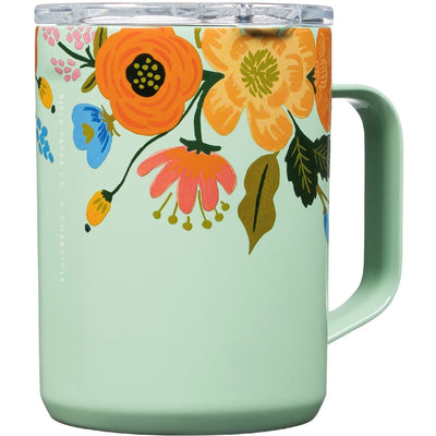 Corkcicle - Mug - 16Oz — Gloss Mint Lively Floral