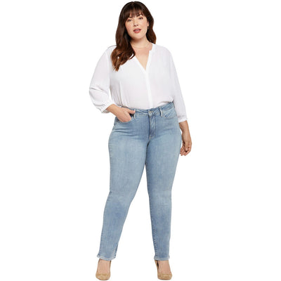 NYDJ - Womens Marilyn Straight Jeans In Plus Size