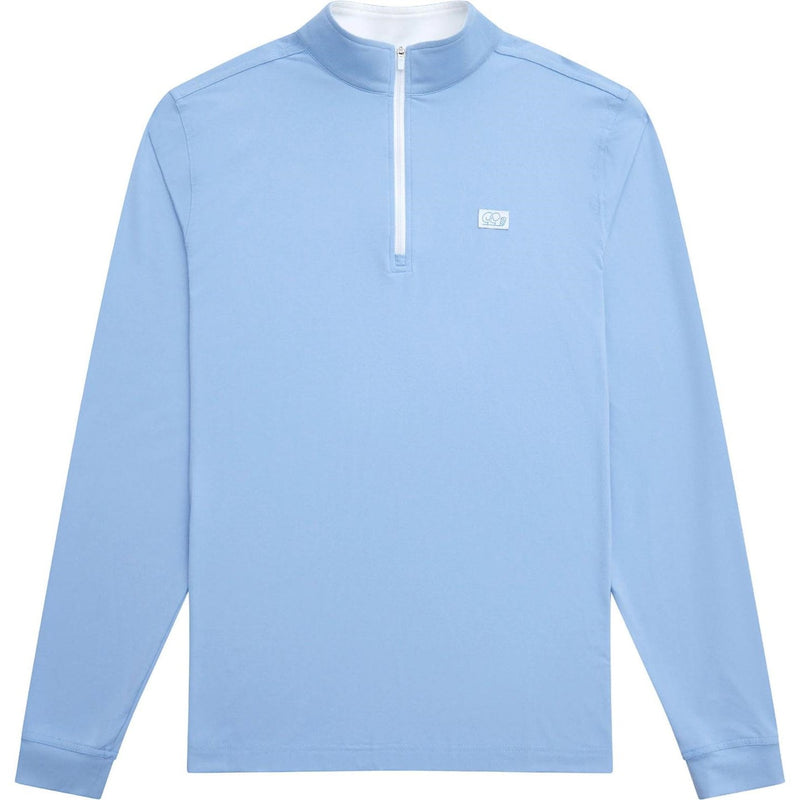 Good Golf Life - Mens Birdie Blue Quarter Zip Pullover