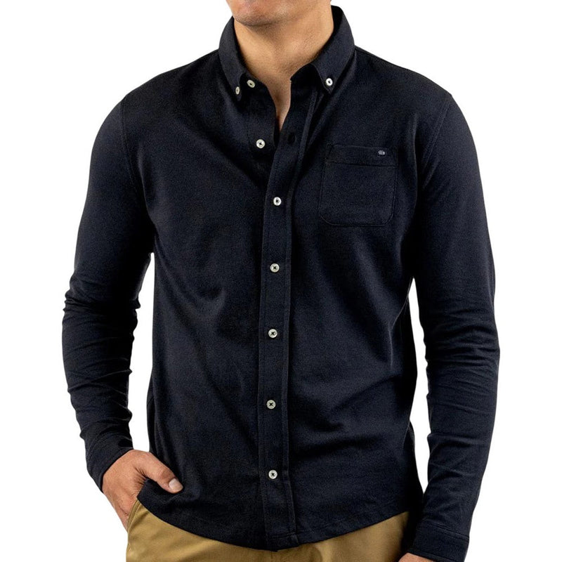 Good Golf Life - Mens Drive Pique Button Down Shirt