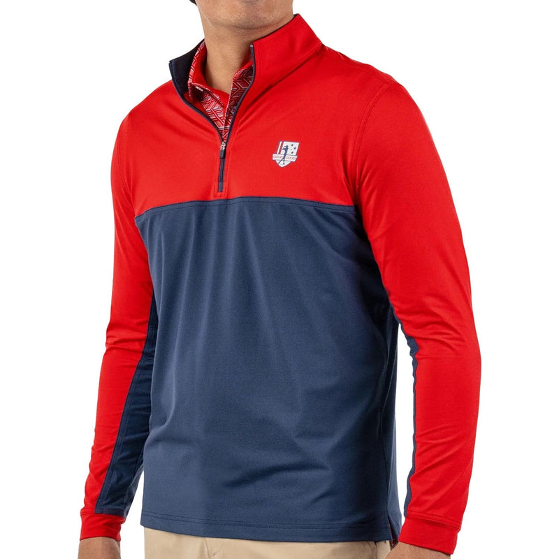Good Golf Life - Mens Captain Quarter Zip Pullover