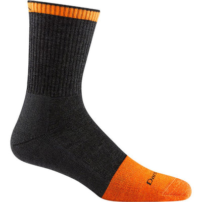 Darn Tough Vermont - Mens Steely Micro Crew Midweight With Cushion W/ Full Cushion Toe Box Socks
