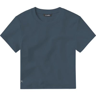 Cuts - Womens Tomboy Cropped Short-Sleeve Tee — Atlantic