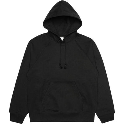 Nudie Jeans - Mens Gunde Logo Hoodie — Black