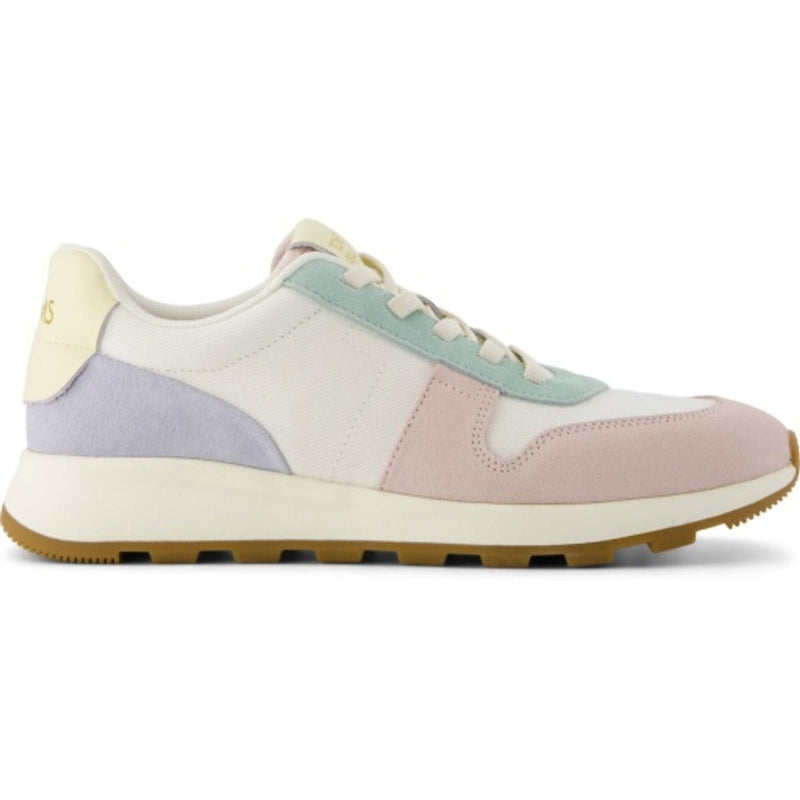 TOMS - Womens Trvl Lite Retro - Water Repellent Pastel Multi Suede/Vintage Twill