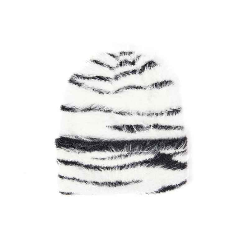 San Diego Hat Company - Sala All Over Zebra Print Cuffed Beanie