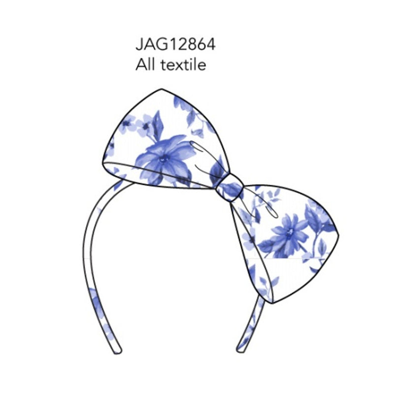 Janie and Jack - Kids G Blu Flrl Bow Hb Sp2