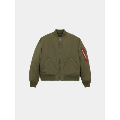 Alpha Industries - Womens Ma-1 Relaxed Fit Flight Jacket with (Oxford)