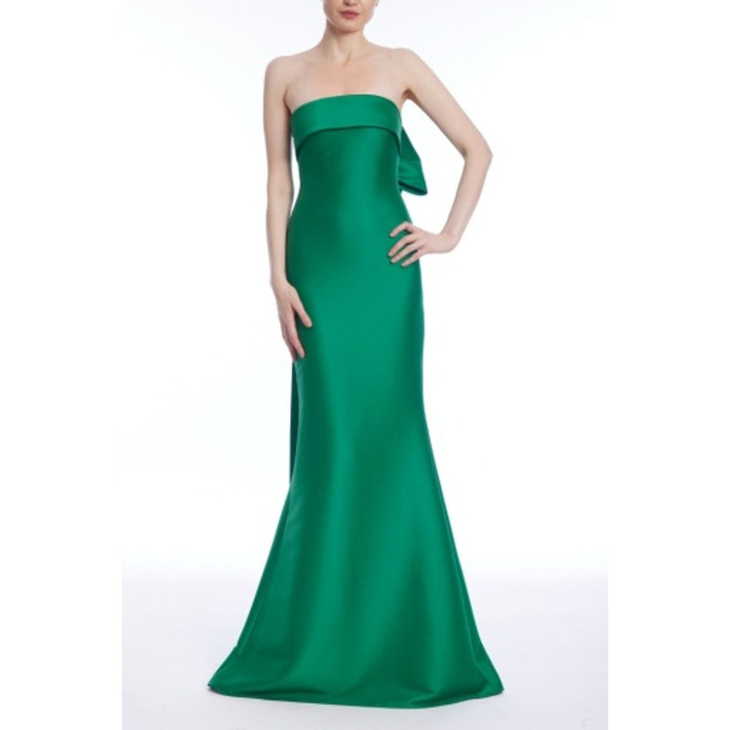Badgley Mischka - Womens Bow Back Gown