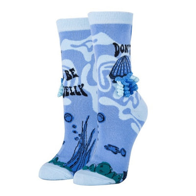 Oooh Yeah - Womens Jelly-3d Sock-Womens Crew Sock