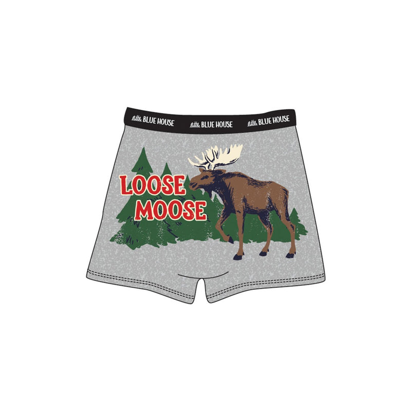 Little Blue House - Loose Moose Mens Boxer Brief