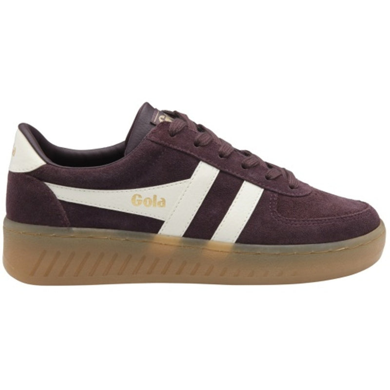 Gola - Womens Grandslam Suede Sneakers - Cocoa/Off White/Gum