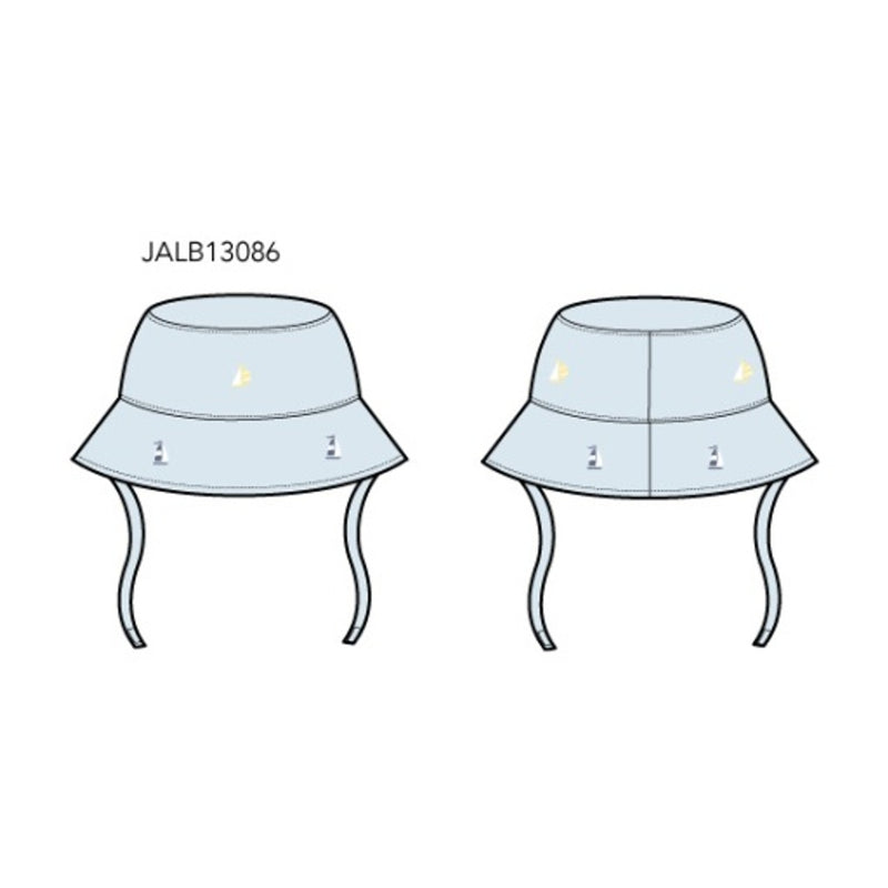 Janie and Jack - B Blue Aoe Sailboat Icon Bucket Hat E2