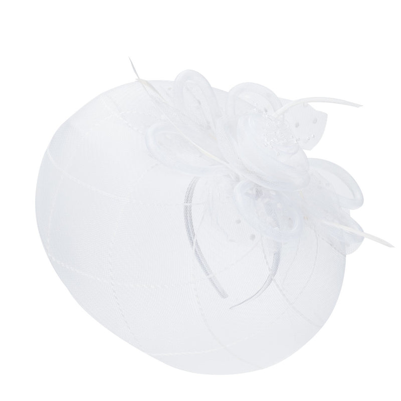 San Diego Hat Company - Womens Fascinator with Organza Mesh