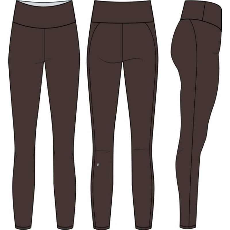 Fabletics - Womens Define High-Waisted 7/8 - Cacao