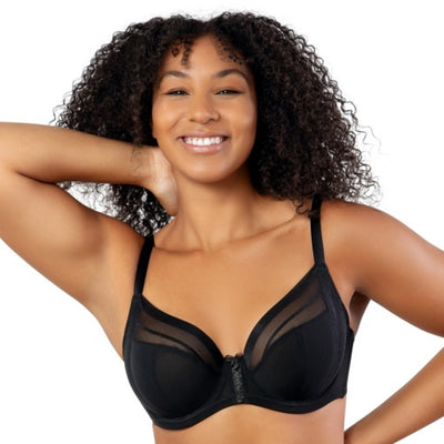 Parfait - Womens Shea Plunge Unlined Bra - Black