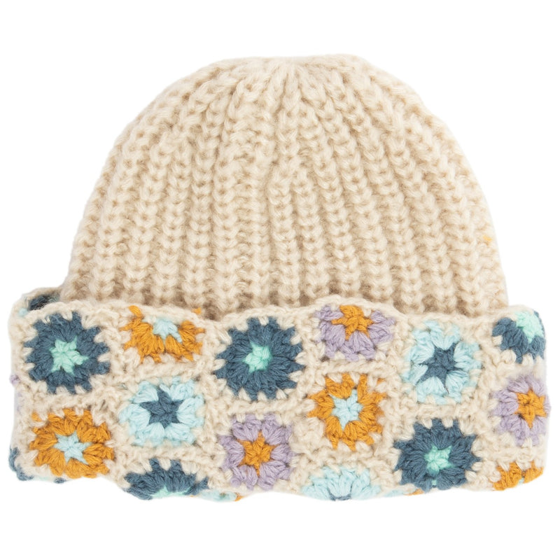 San Diego Hat Company - Curb Crochet Beanie Womens Crochet Knit Cuffed
