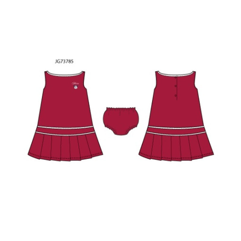 Janie and Jack - Girls K Red Pique Dress Disney