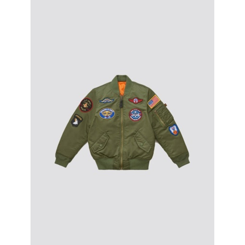 Alpha Industries - Kids Youth M A1 Jacket with Patches