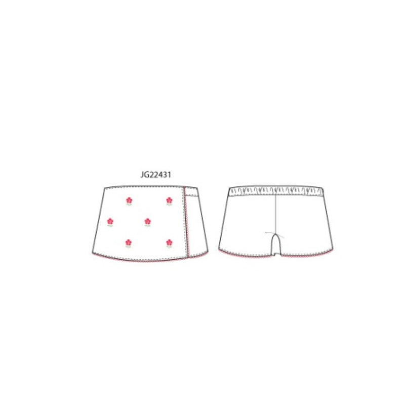 Janie and Jack - Girls with Es Wht Emb Skort Sm0