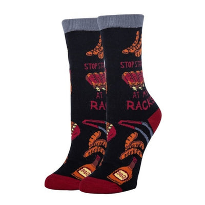 Oooh Yeah - Womens Big Racks-Womens Crew Sock