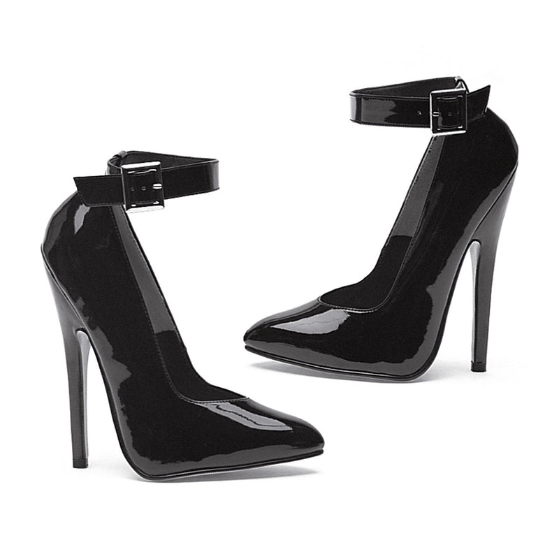 Ellie Shoes - 6" Heel Fetish Pump W/Ankle Strap