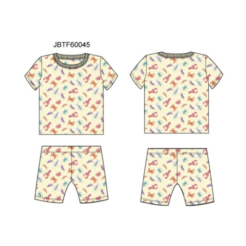 Janie and Jack - K Short Sleeve Cruestacian Shortie Sleep Sum 0